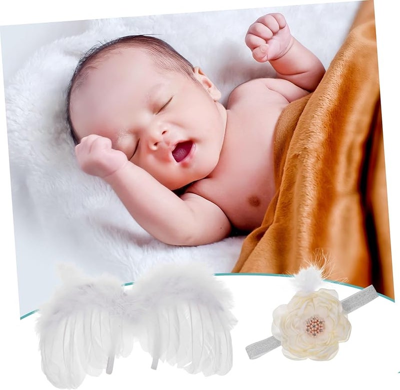 Newborn Photography Wing Headband Costume Accessories For Girls Photo Shoot - Image 4